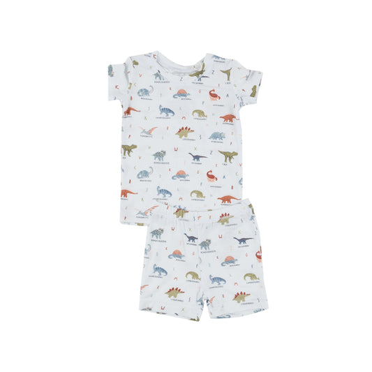 Short Lounge Wear Set - Dinosaur Abc