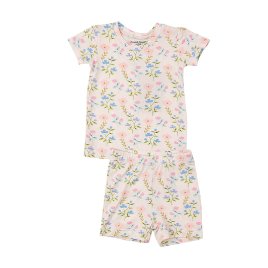 Short Lounge Wear Set - Simple Pretty Floral