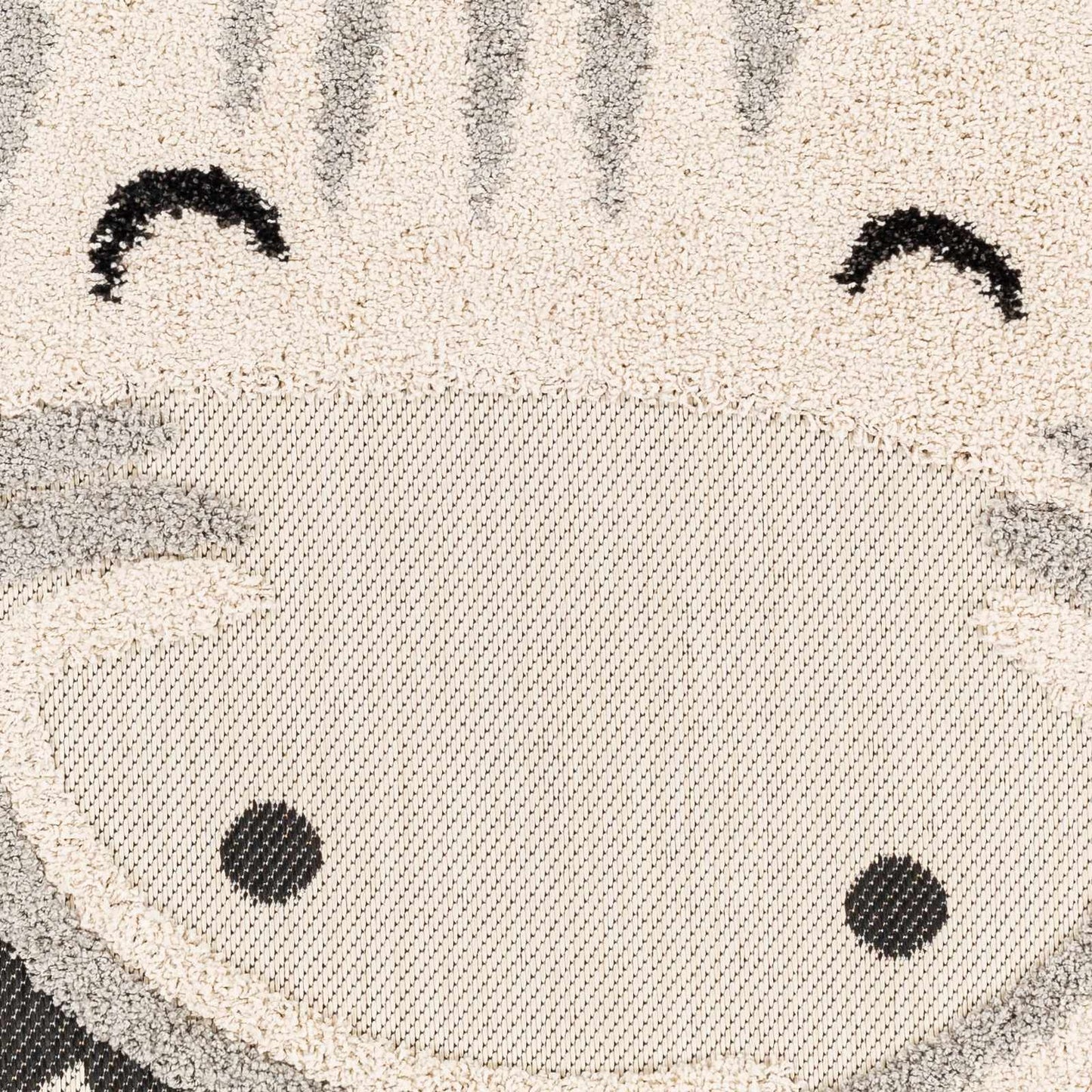 Kids Giraffe Bowtie Animal Print Nursery Area Rug - Clearance