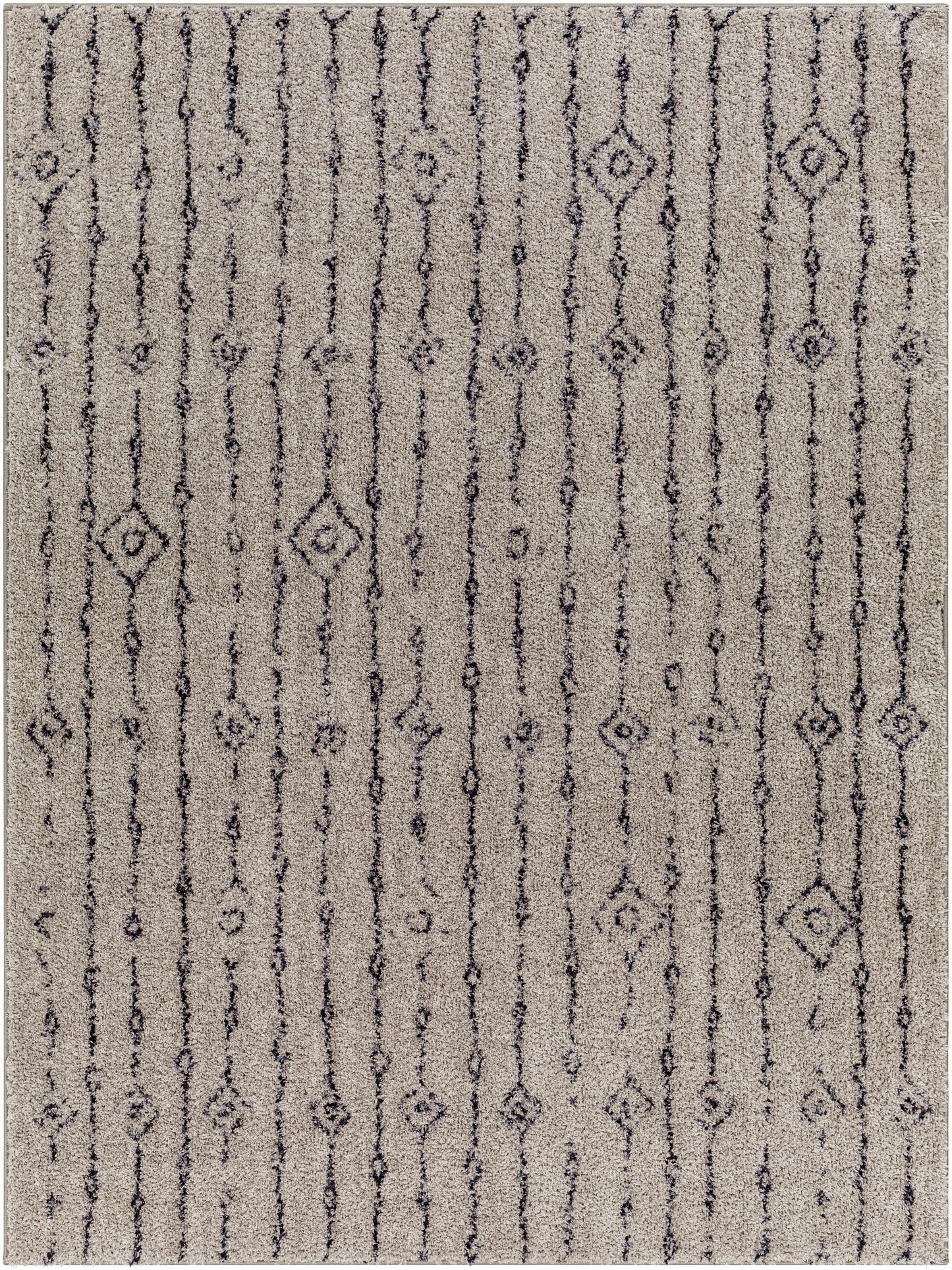 Demi Gray Washable Area Rug - Clearance