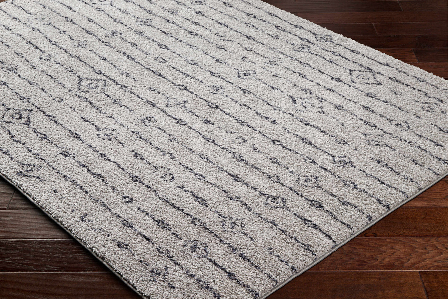 Demi Gray Washable Area Rug - Clearance