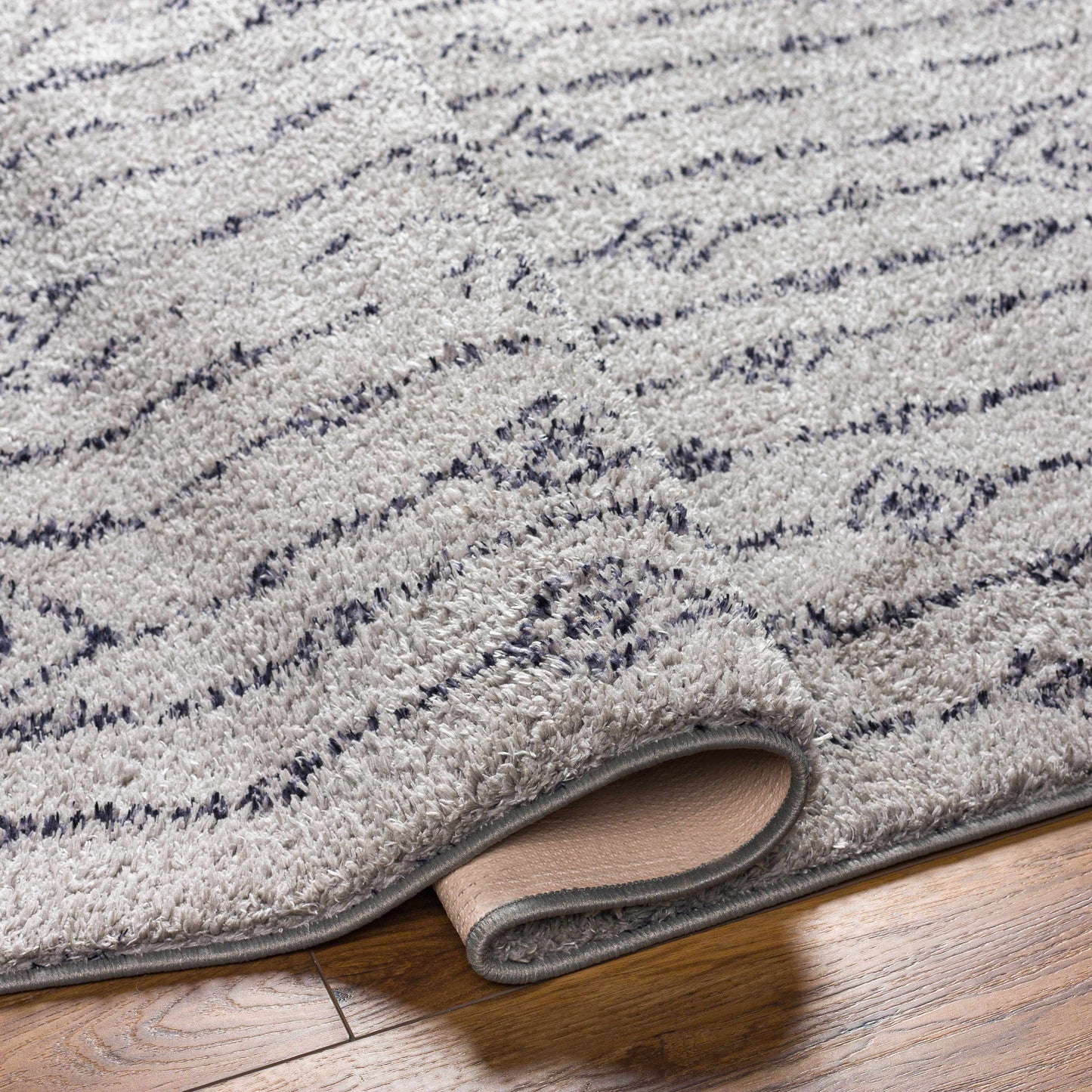 Demi Gray Washable Area Rug - Clearance