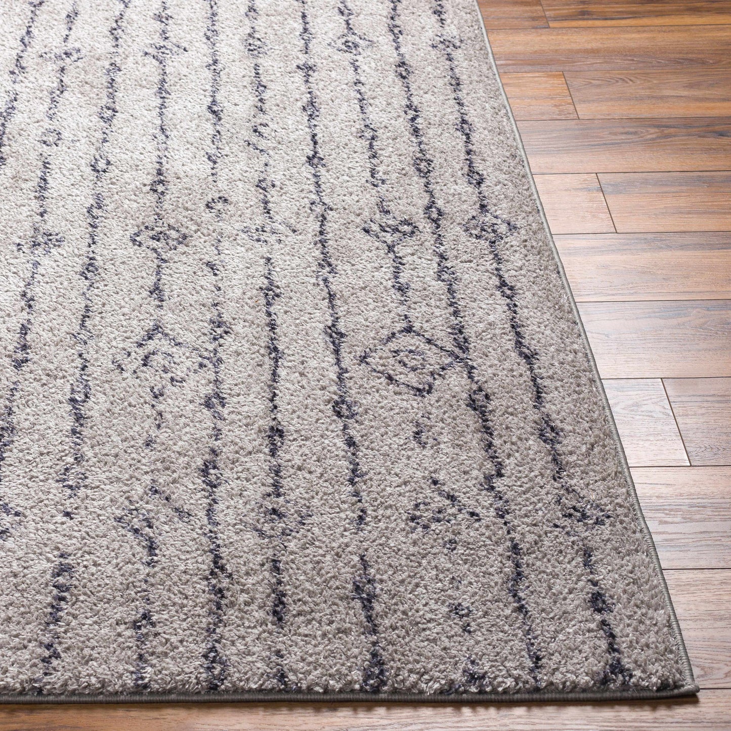 Demi Gray Washable Area Rug - Clearance