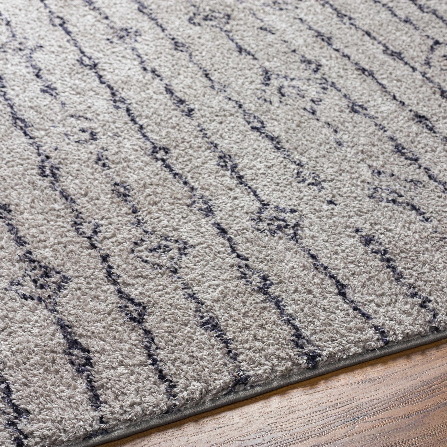 Demi Gray Washable Area Rug - Clearance