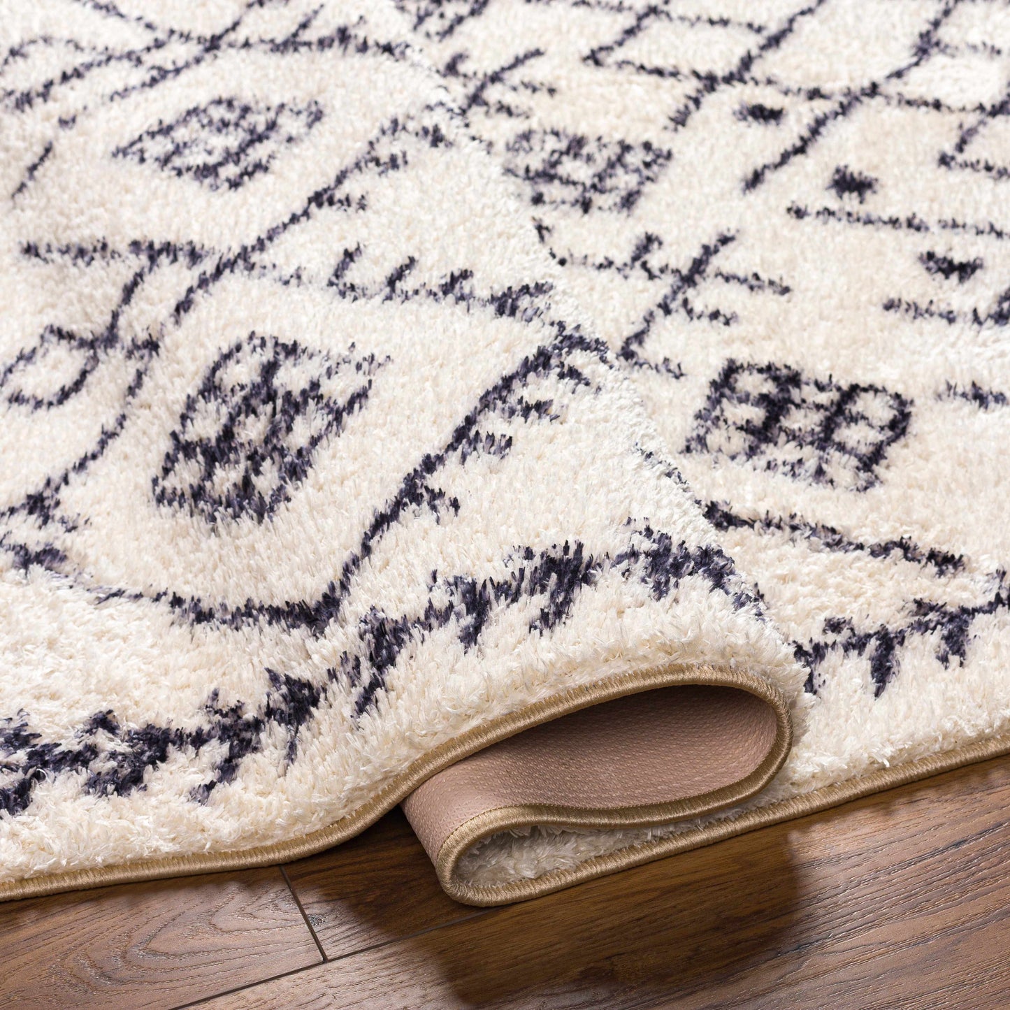 Elyes Beige Washable Area Rug