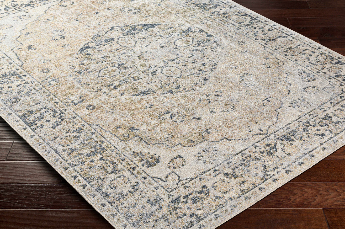 Rudo Beige Washable Area Rug