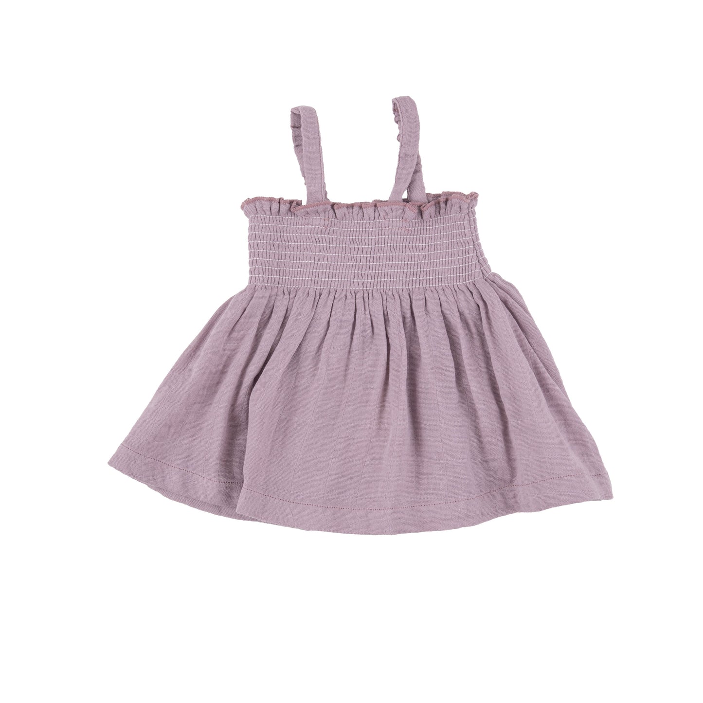 Smocked Top  & Bloomer - Dusty Lavender Solid Muslin