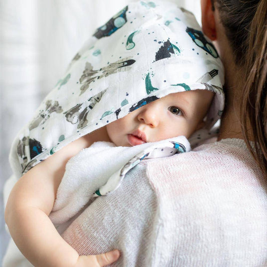 Space Baby Hooded Towel