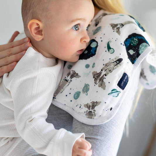 Space + Galaxy Oh So Soft Muslin Burp Cloths