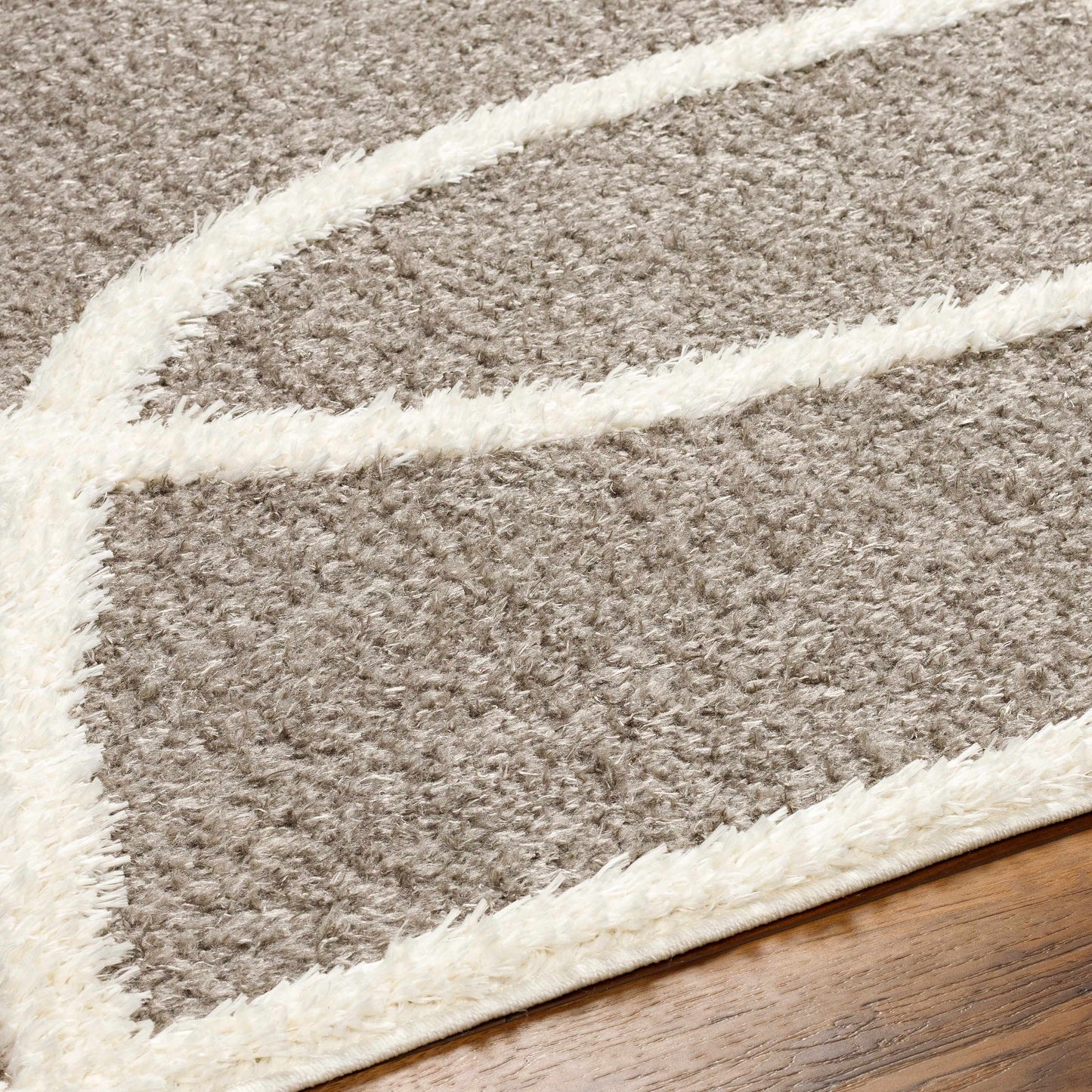 Gilon Taupe Plush Area Rug