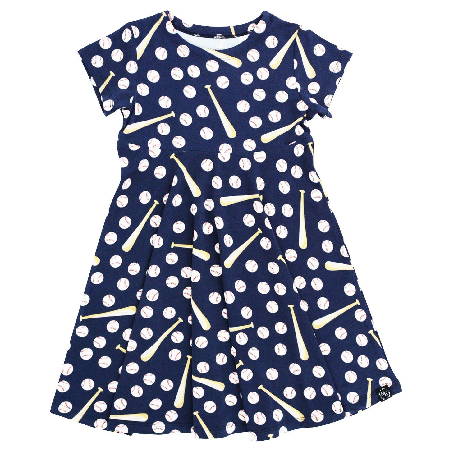 Swirly Girl Short Sleeve Dress