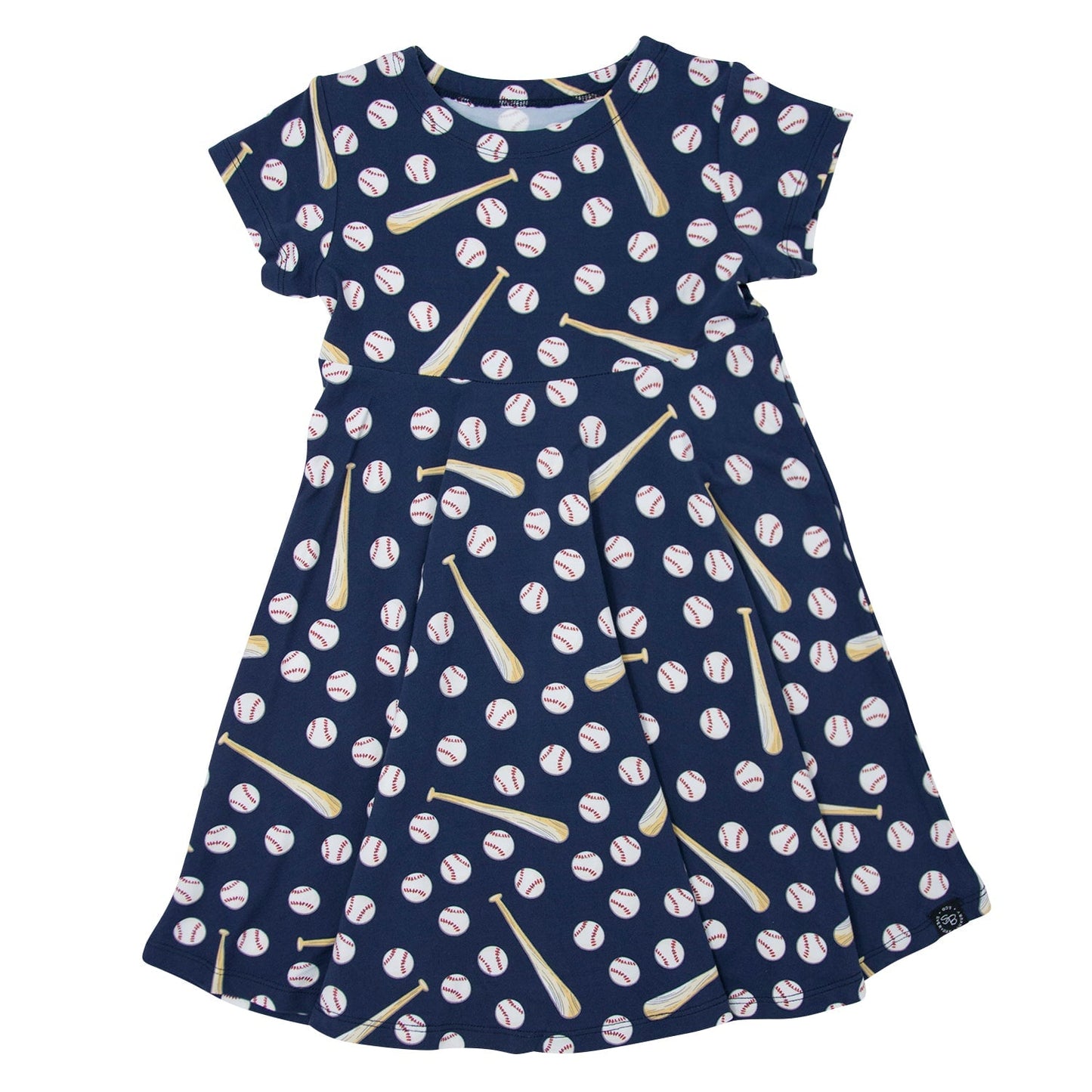 Swirly Girl Short Sleeve Dress