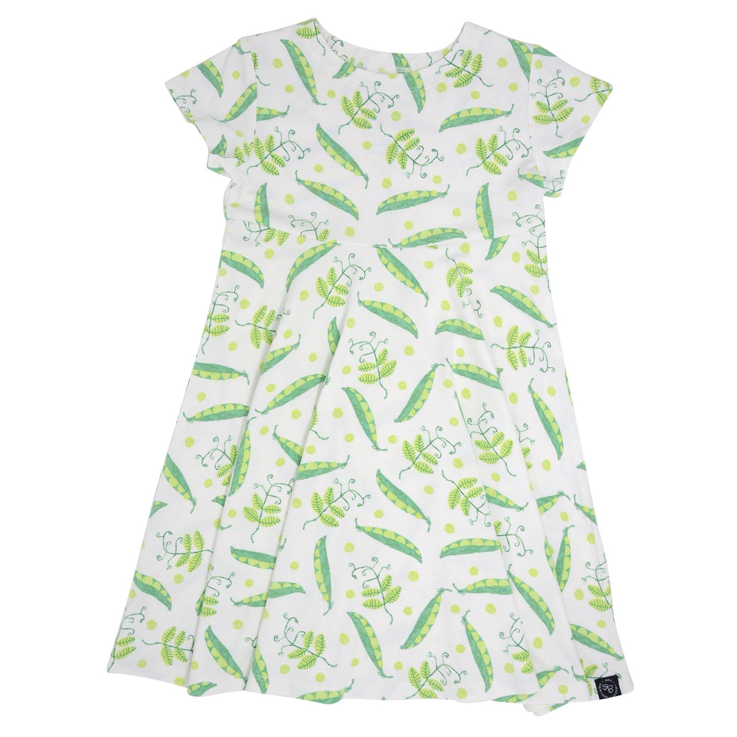 Swirly Girl Short Sleeve Dress