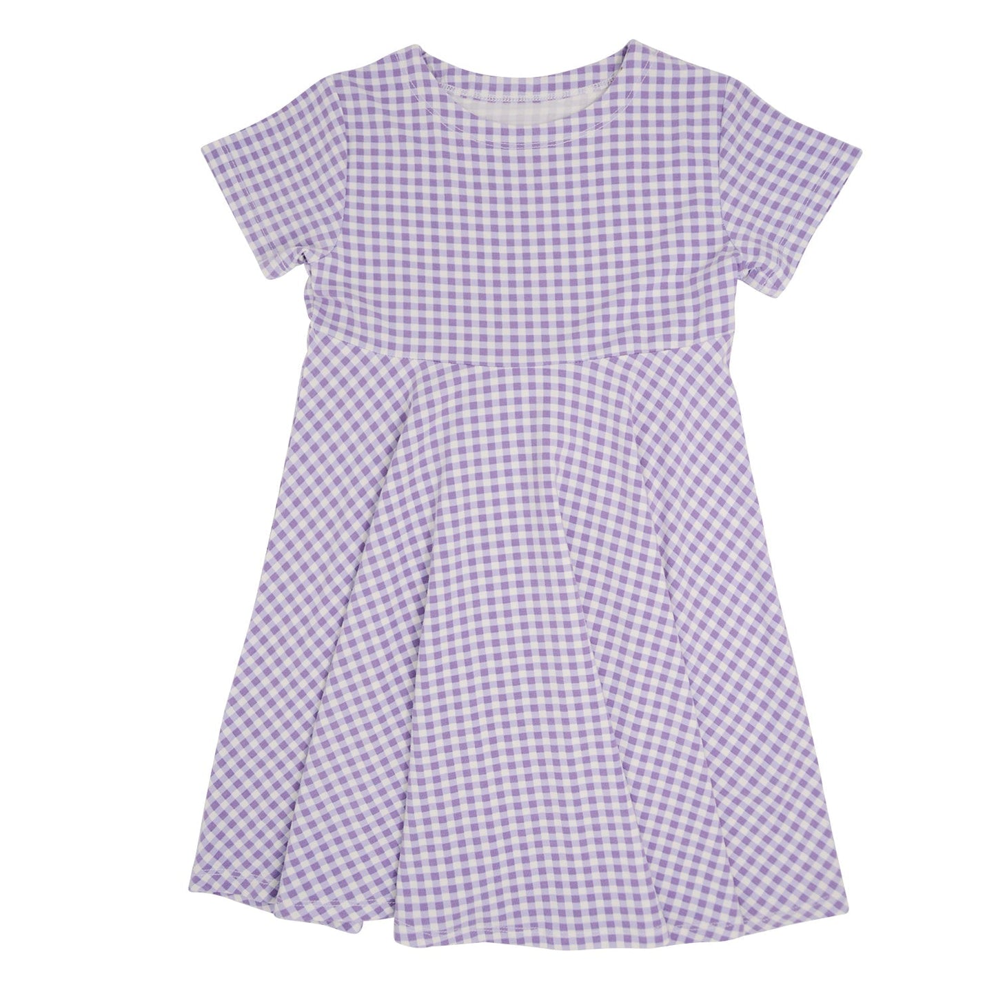 Swirly Girl Short Sleeve Dress