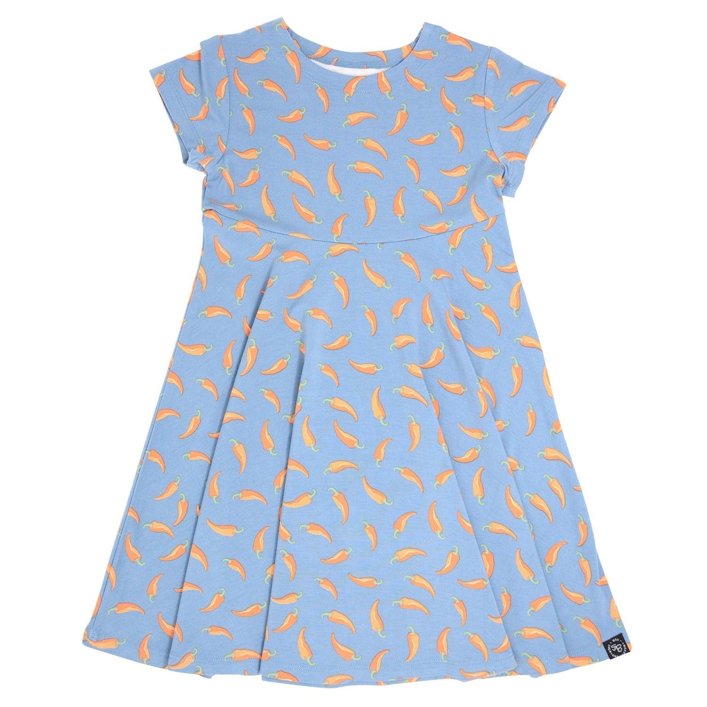 Swirly Girl Short Sleeve Dress