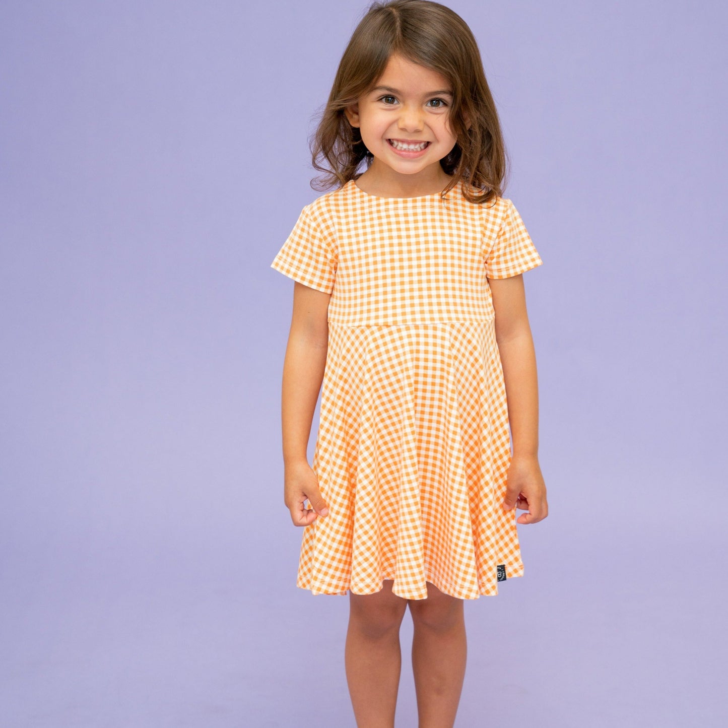 Swirly Girl Short Sleeve Dress