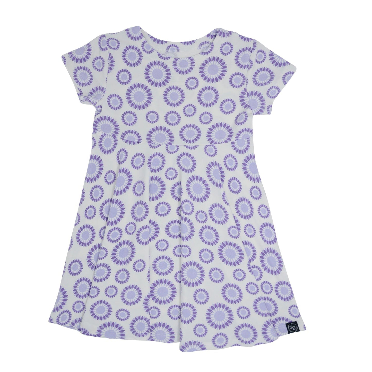 Swirly Girl Short Sleeve Dress