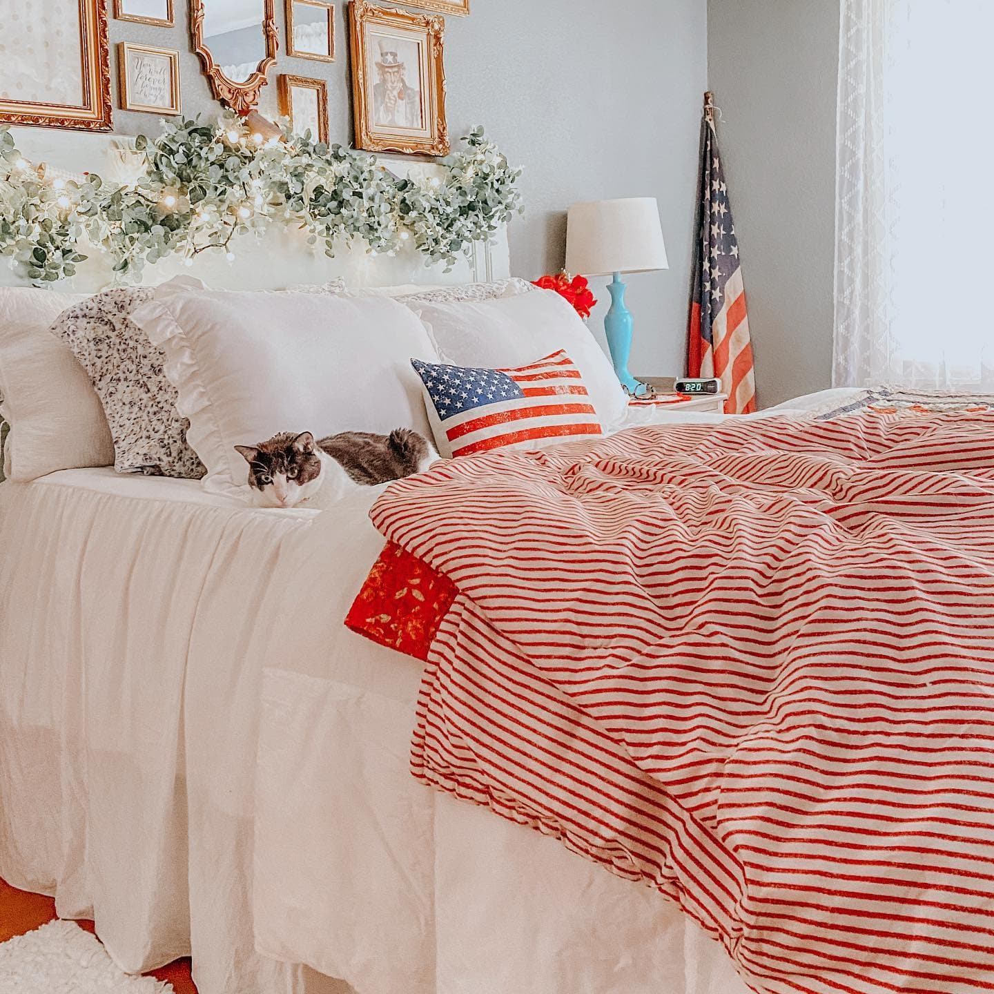 Farmhouse Stripe Throw