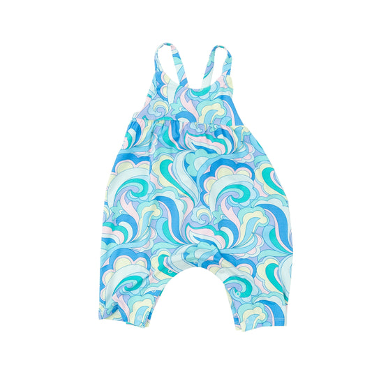 Tie Back Romper - Swirls