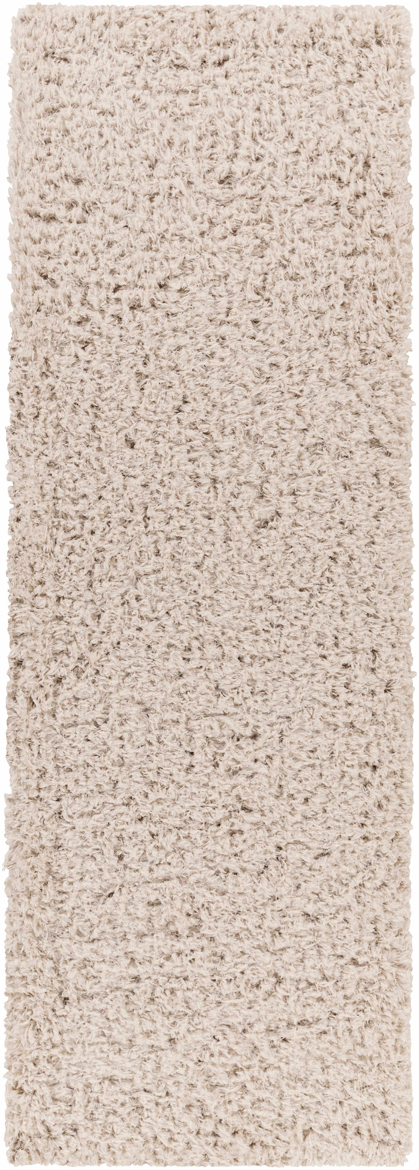 Siari Solid Oatmeal Shag Rug