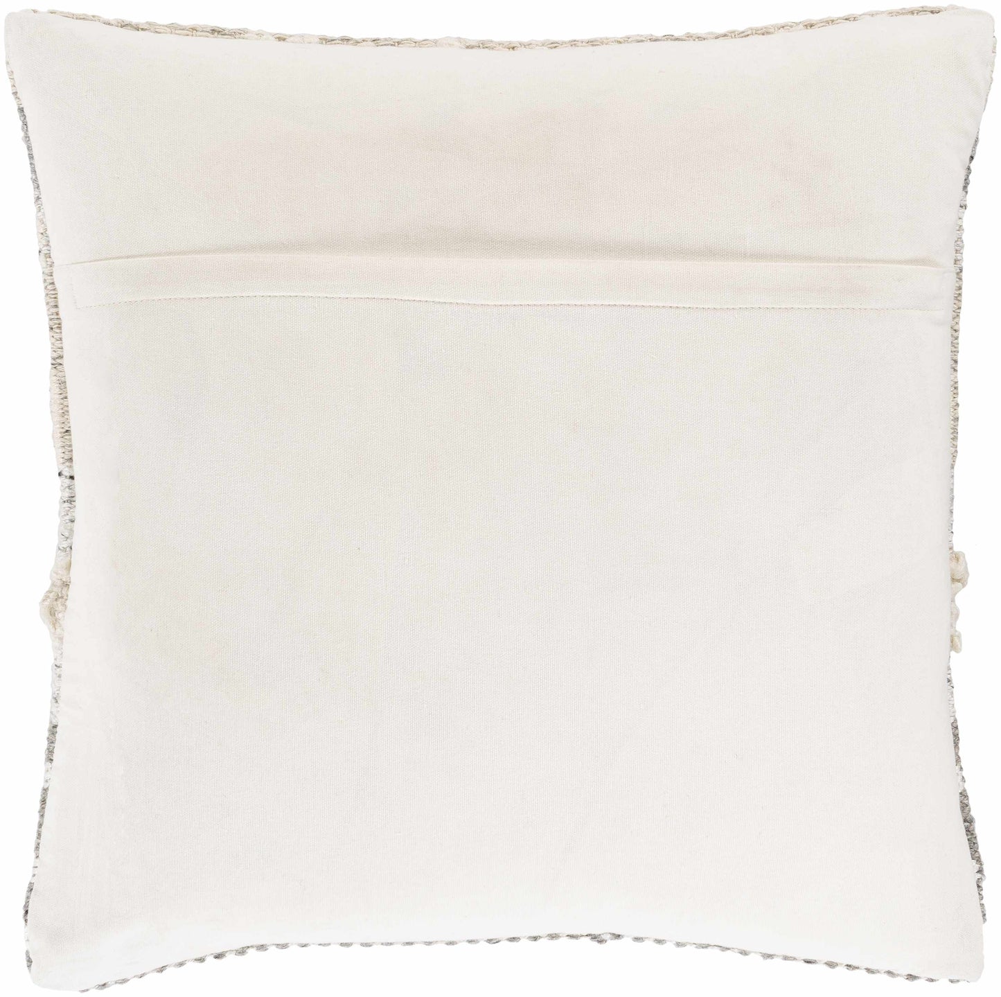 Truckee Neutral Textured Wool Throw Pillow