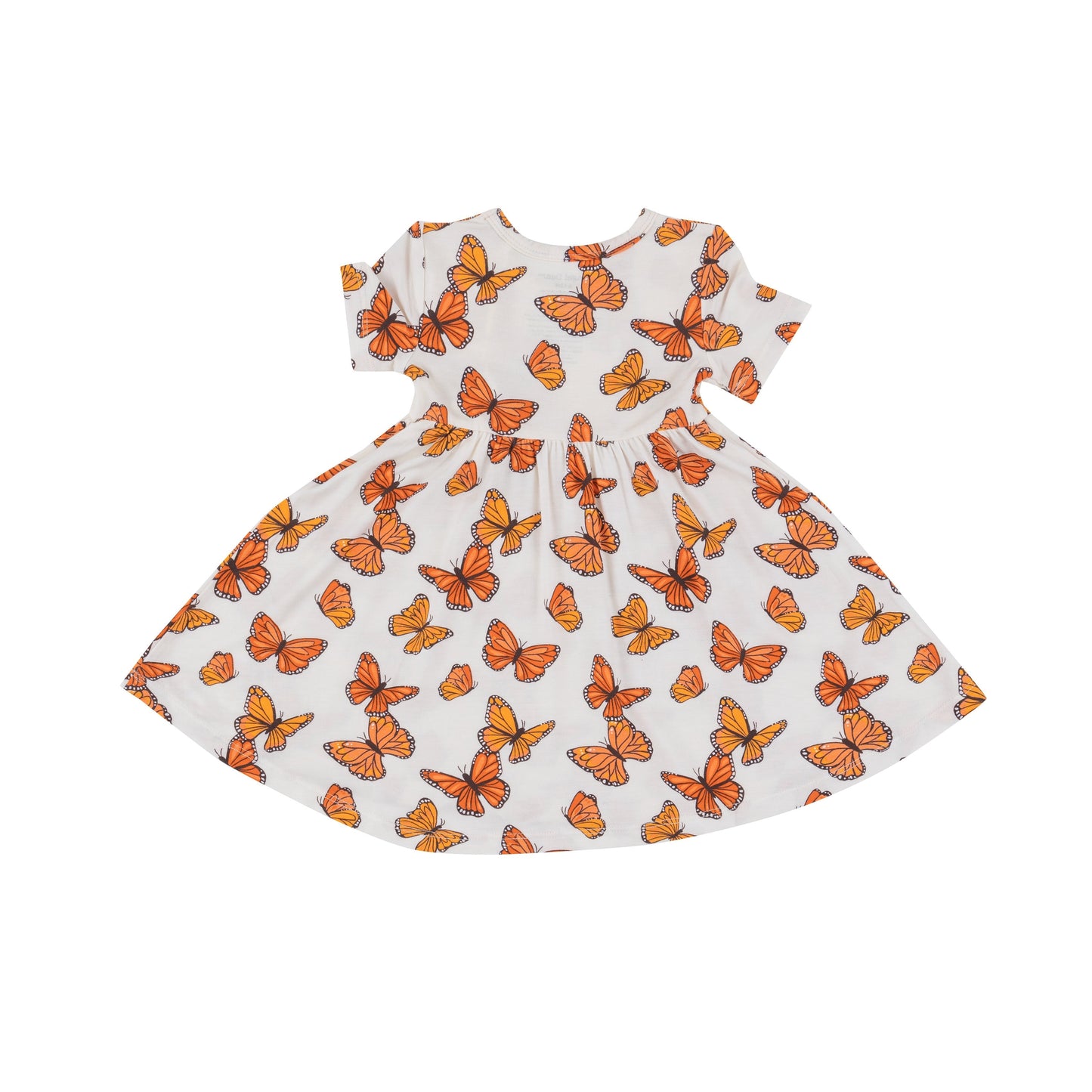 Twirly S/S Dress - Mariposa Monarca