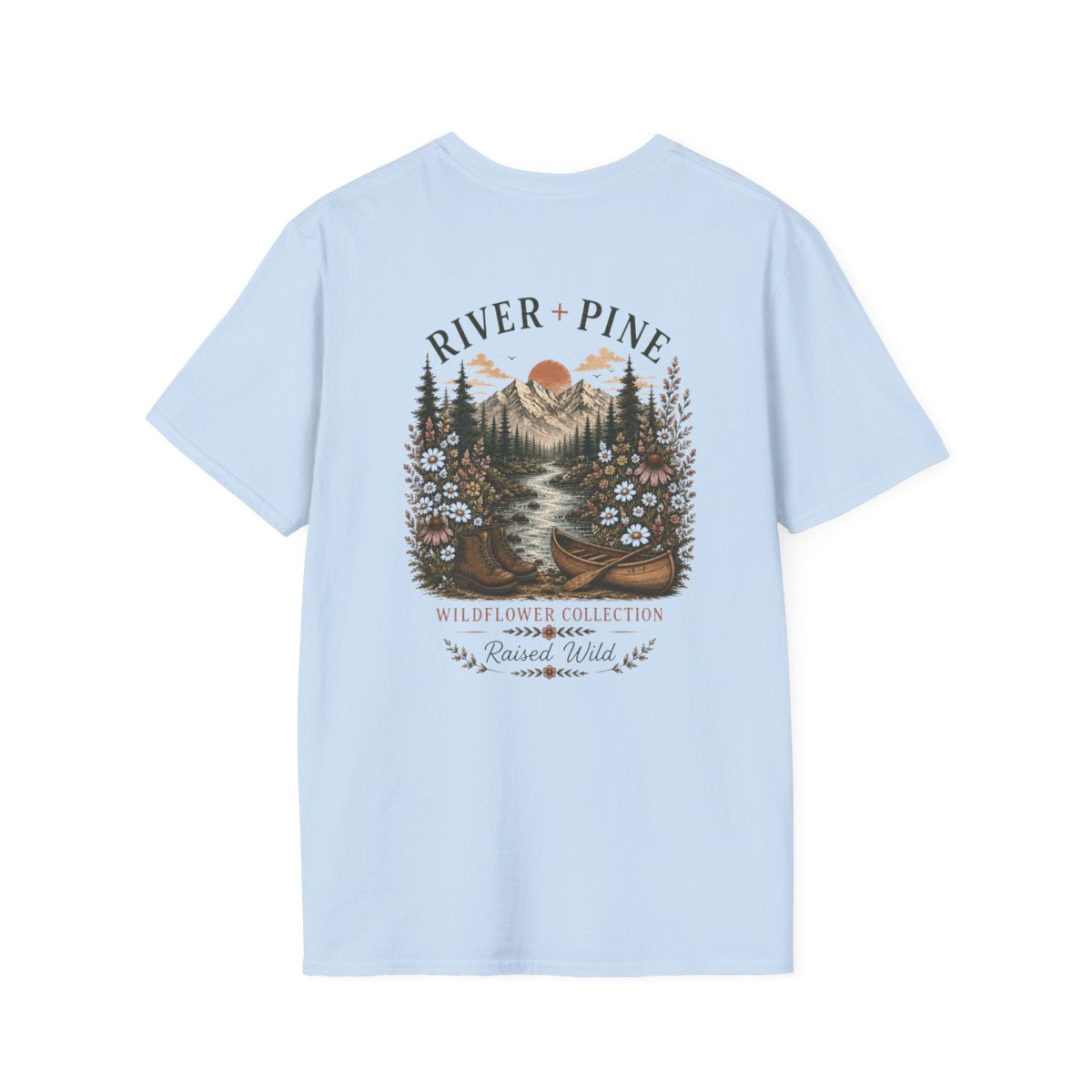 River + Pine “Raised Wild” Wildflower Women's Graphic Tee