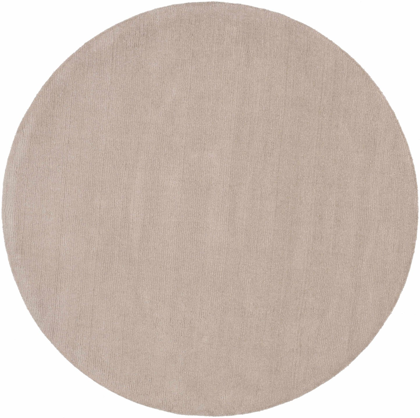 Brockton Solid Tan Wool Rug