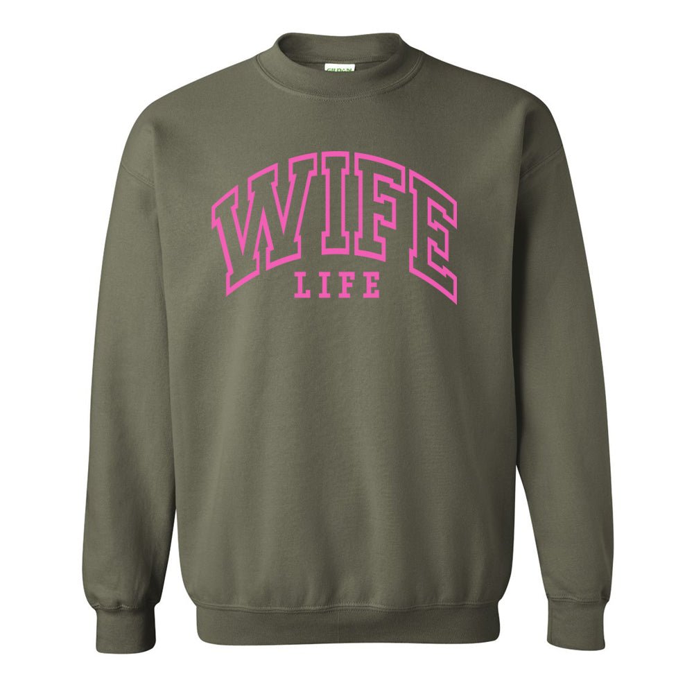 'Wife Life' Crewneck Sweatshirt