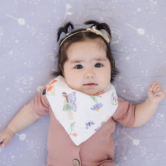 Woodland Fairy Muslin Bandana Bib