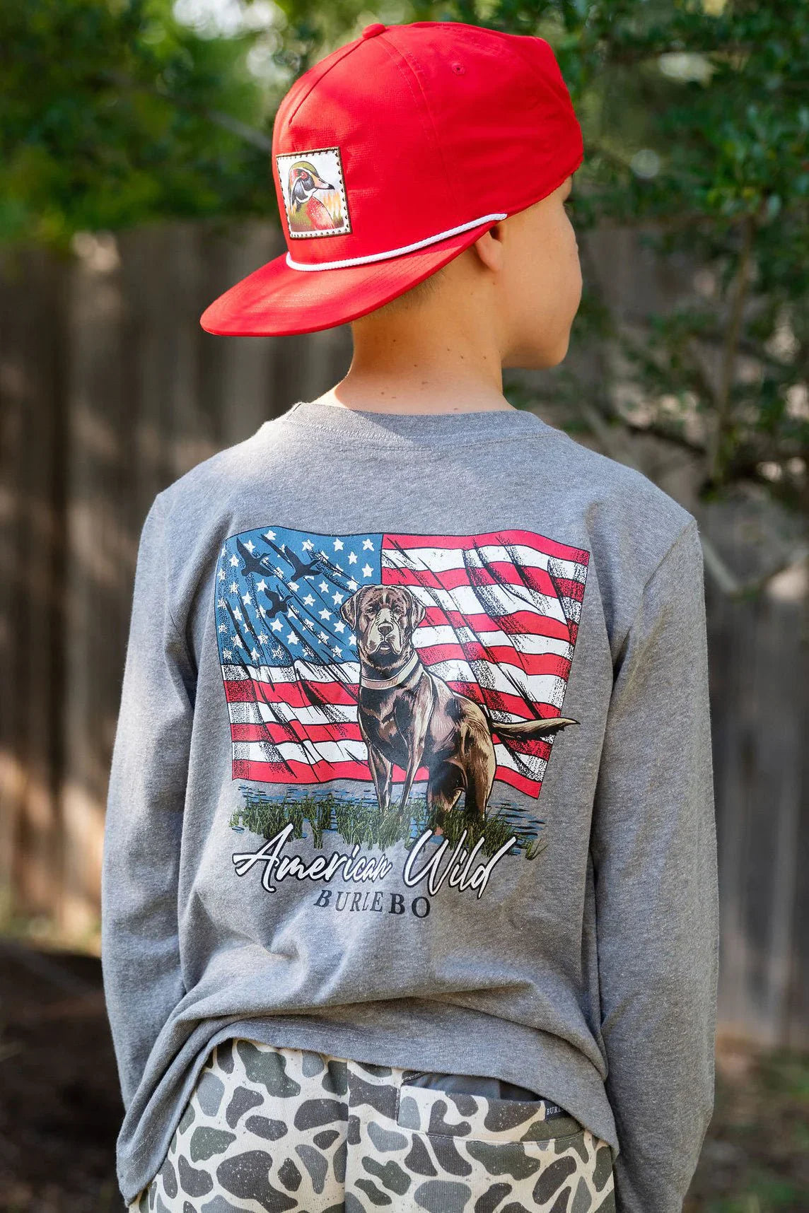 BURLEBO - Youth Sizing - American Wild Long Sleeve