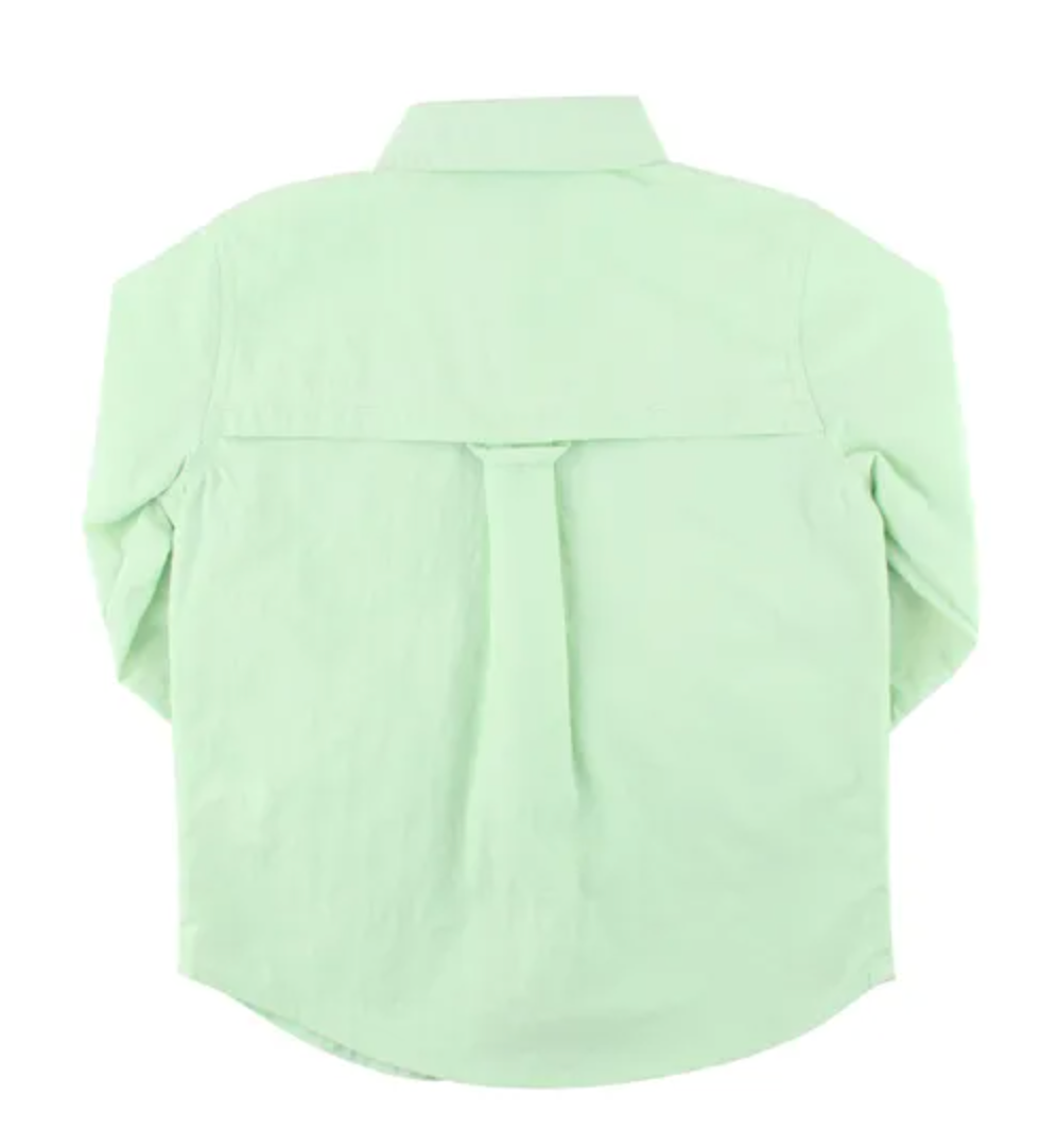 Sun Protective Button Down Shirt - Saltwater