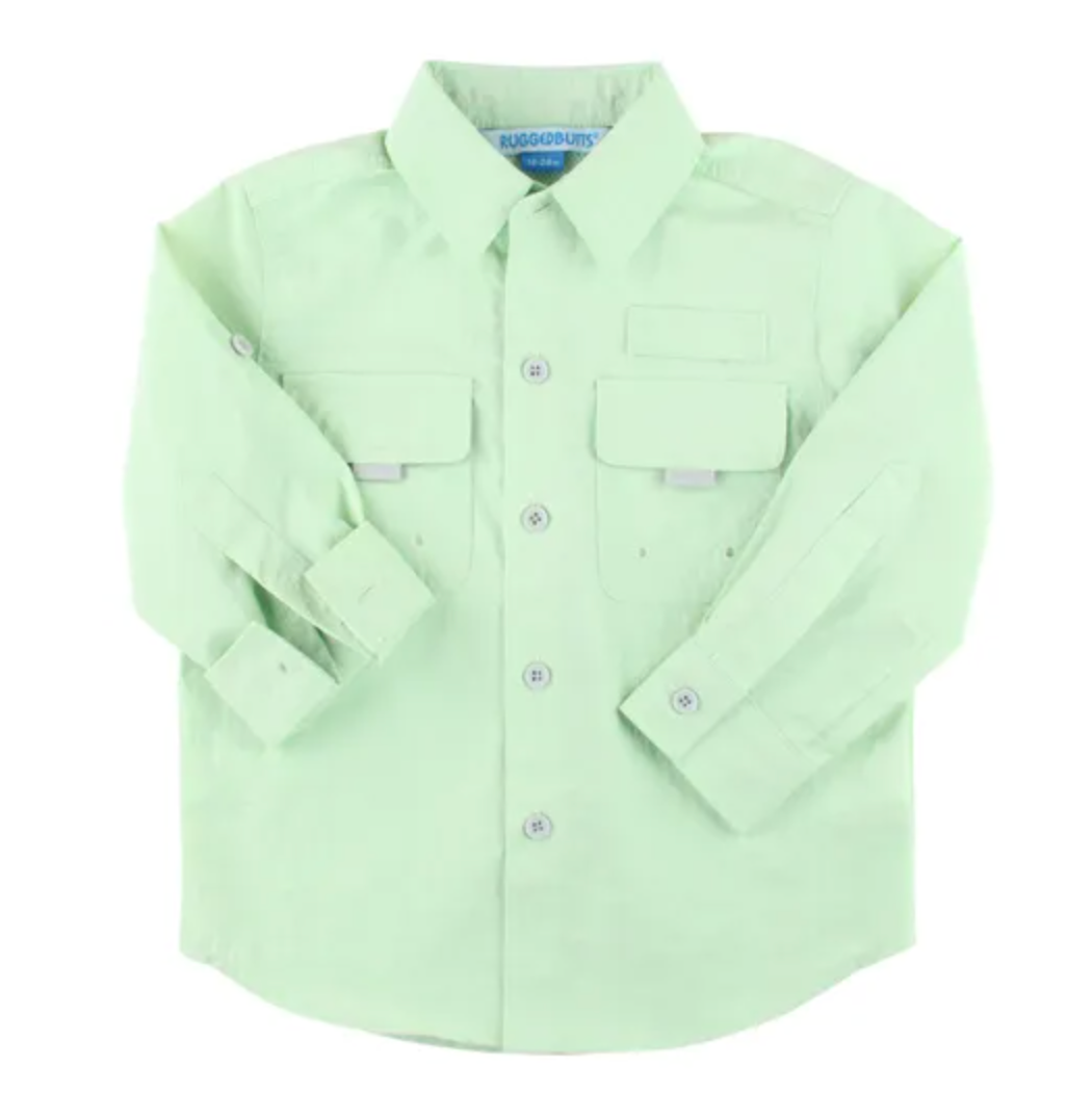 Sun Protective Button Down Shirt - Saltwater