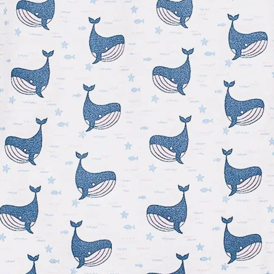 Ruched Bubble - Fin Whales - Ultrasoft Pima Cotton